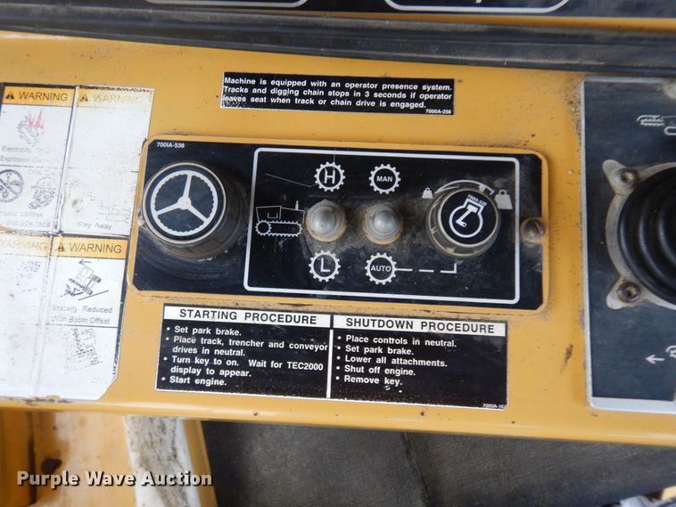 image for item ID9783 2001 Vermeer T758  trencher