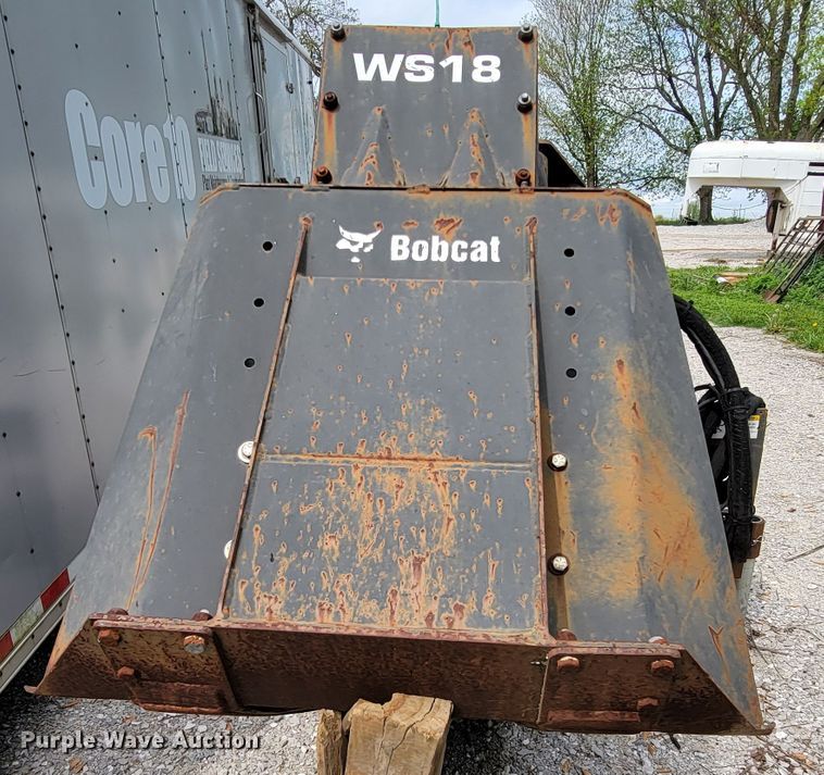 image for item IF9749 Bobcat WS18 skid steer rock saw