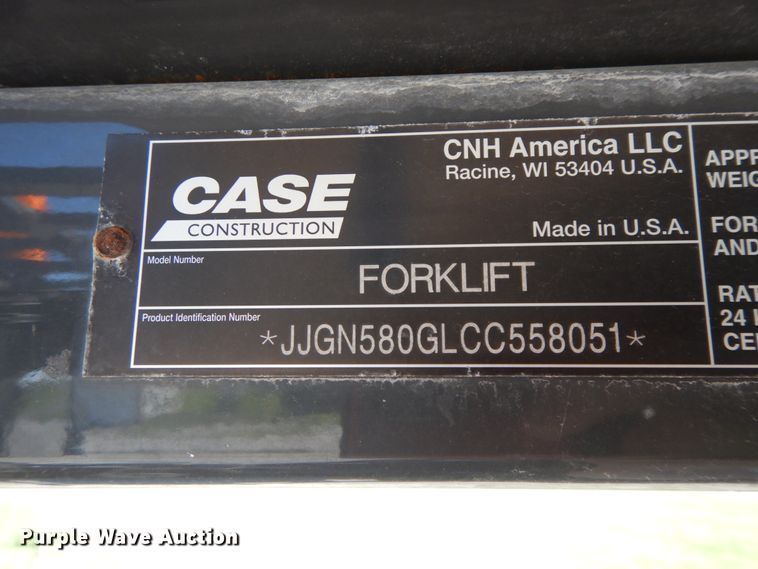 image for item IL9300 2012 Case 586G  forklift