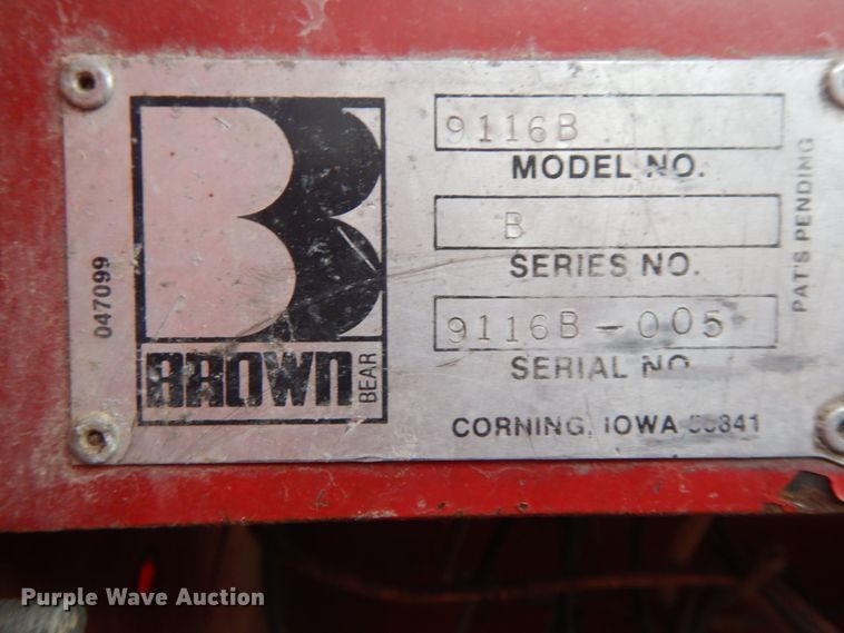 image for item IL9334 Brown Bear 9116B  skidder with bucket