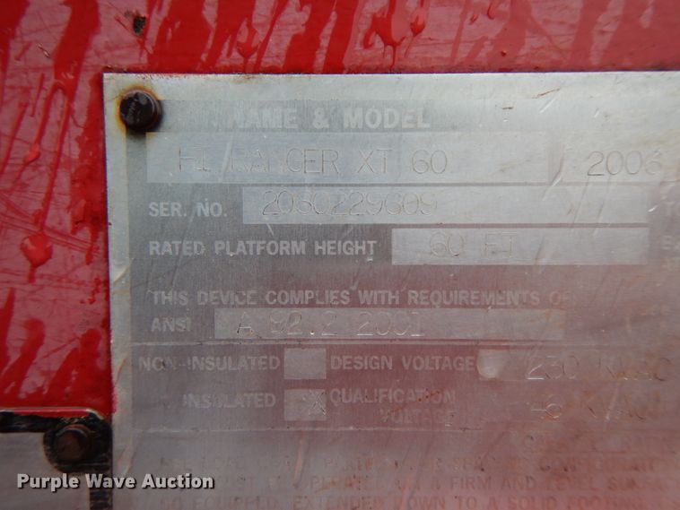 image for item IL9335 2007 International 4300  forestry bucket truck