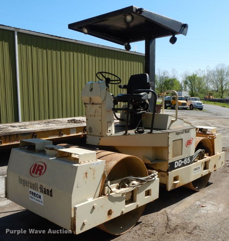 image for item IL9341 1988 Ingersoll Rand DD65  double drum vibratory roller