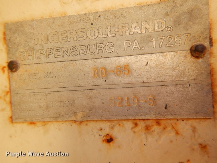 image for item IL9341 1988 Ingersoll Rand DD65  double drum vibratory roller