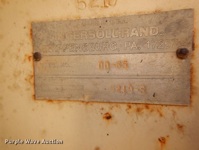 image for item IL9341 1988 Ingersoll Rand DD65  double drum vibratory roller