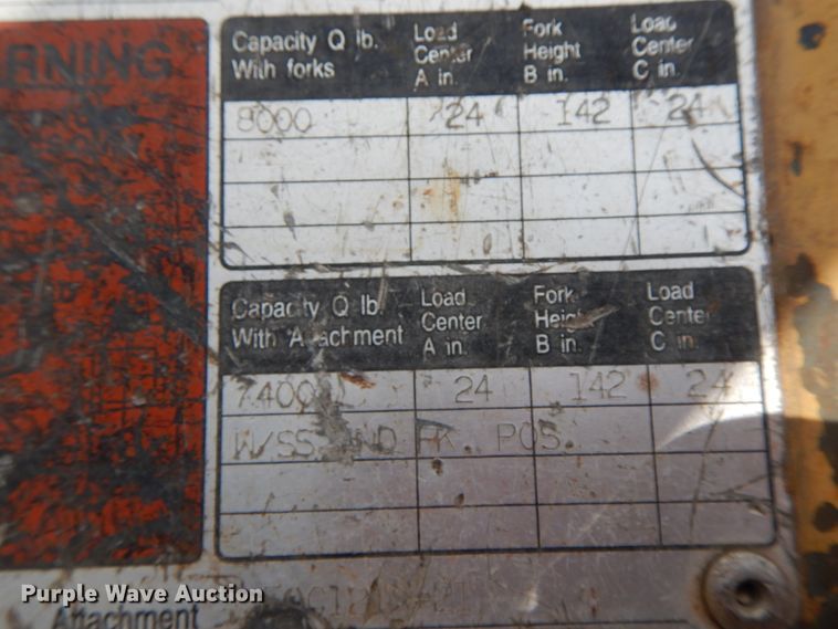 image for item IL9353 1993 Yale GLP080LFNSBY098  forklift