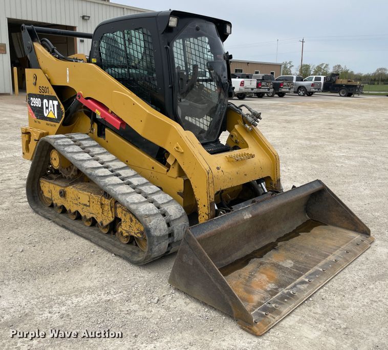 image for item IR9901 2012 Caterpillar 299D  skid steer loader