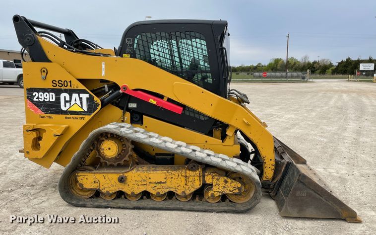 image for item IR9901 2012 Caterpillar 299D  skid steer loader