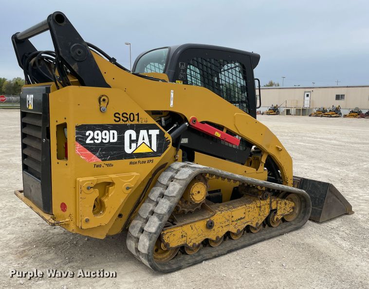 image for item IR9901 2012 Caterpillar 299D  skid steer loader