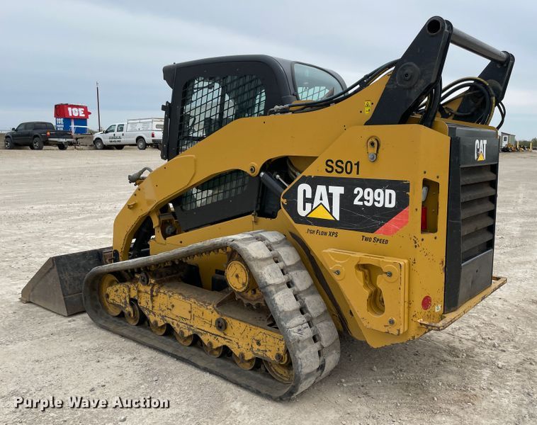 image for item IR9901 2012 Caterpillar 299D  skid steer loader