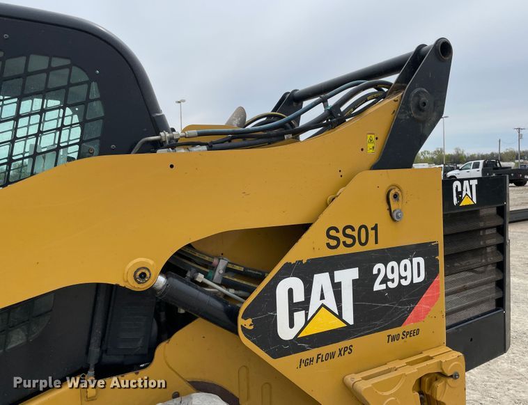 image for item IR9901 2012 Caterpillar 299D  skid steer loader
