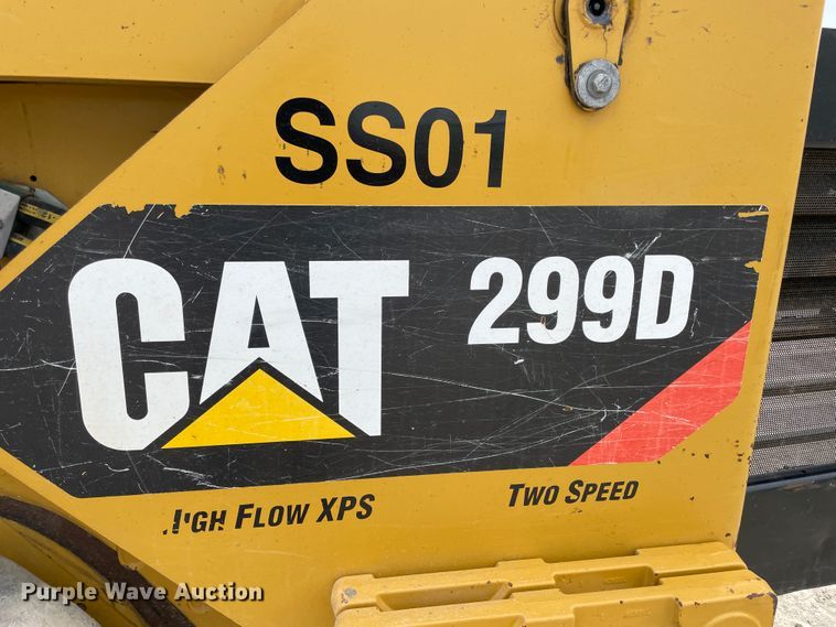 image for item IR9901 2012 Caterpillar 299D  skid steer loader