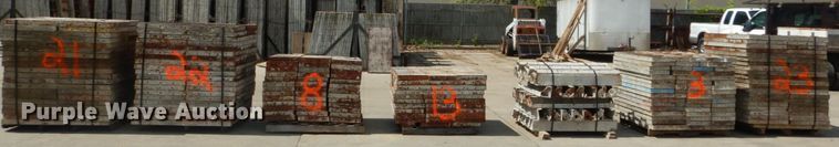 image for item IT9006 (7) pallets of 4' concrete forms