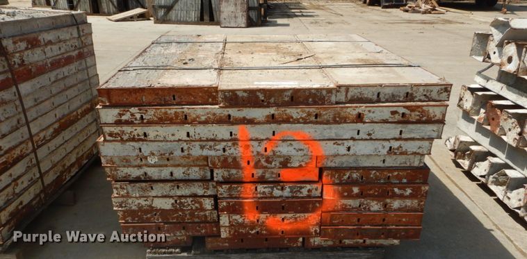 image for item IT9006 (7) pallets of 4' concrete forms