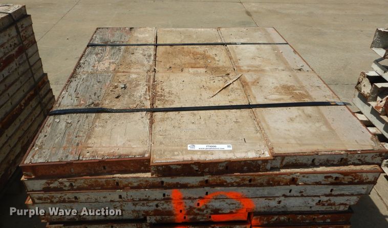 image for item IT9006 (7) pallets of 4' concrete forms