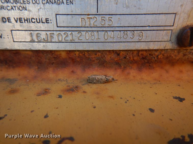 image for item IY9713 2008 Belshe DT255  equipment trailer