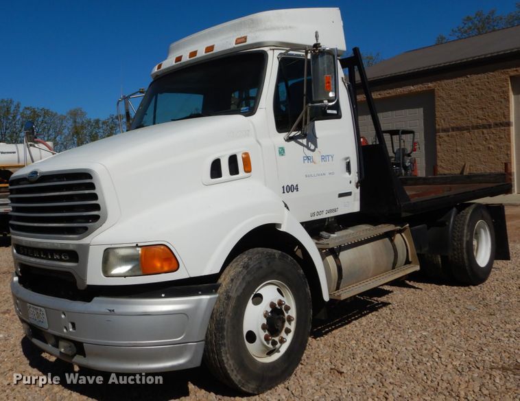 image for item IY9716 2000 Sterling A9500  flatbed truck