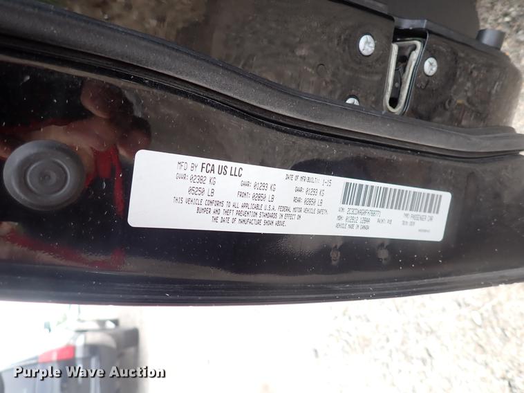 image for item DJ5587 2015 Dodge Charger Police