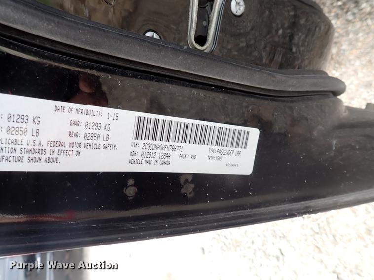 image for item DJ5587 2015 Dodge Charger Police