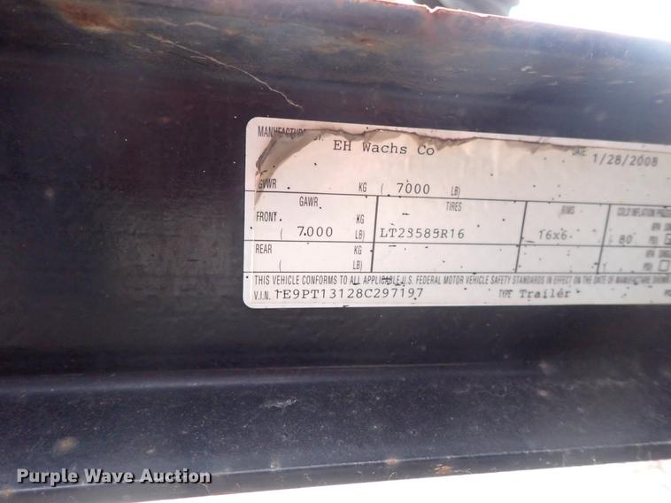 image for item DJ5588 2008 Wachs 7700010 water valve exerciser trailer