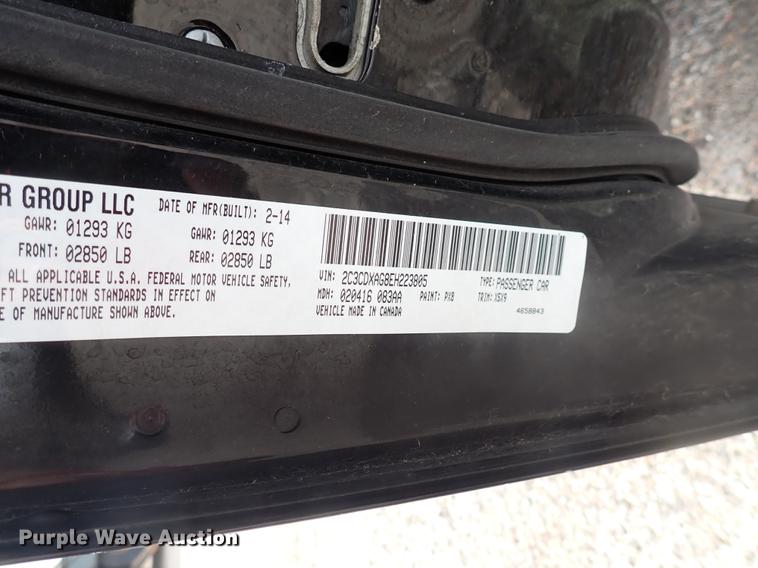 image for item DJ5593 2014 Dodge Charger Police