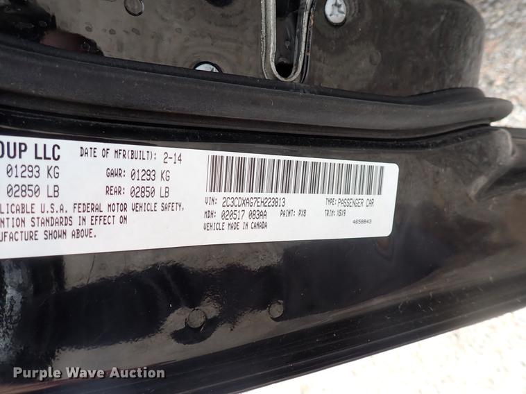 image for item DJ5596 2014 Dodge Charger Police