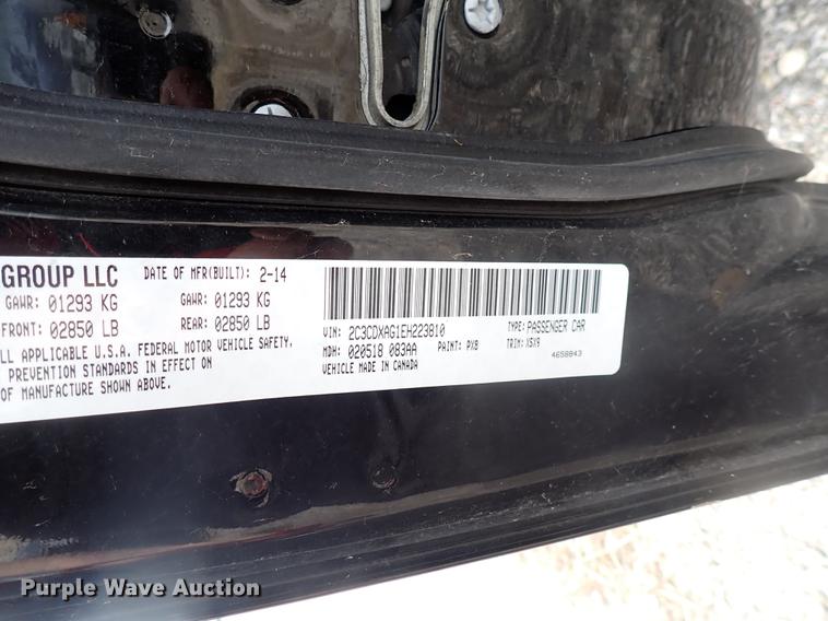 image for item DJ5599 2014 Dodge Charger Police