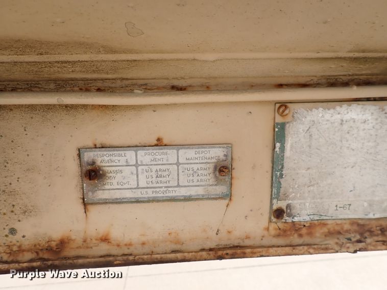 image for item DJ5608 1967 Military  tank trailer