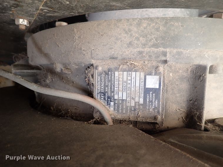 image for item DJ5608 1967 Military  tank trailer