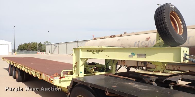 image for item DJ5609 1977 Load Craft IMP14T  tilt deck equipment trailer