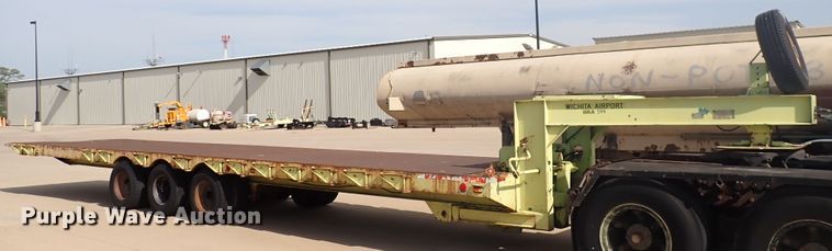 image for item DJ5609 1977 Load Craft IMP14T  tilt deck equipment trailer