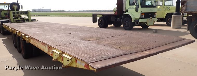 image for item DJ5609 1977 Load Craft IMP14T  tilt deck equipment trailer