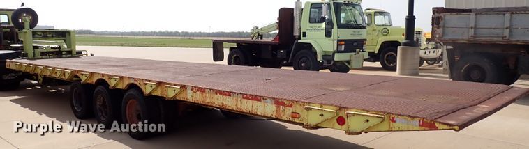 image for item DJ5609 1977 Load Craft IMP14T  tilt deck equipment trailer