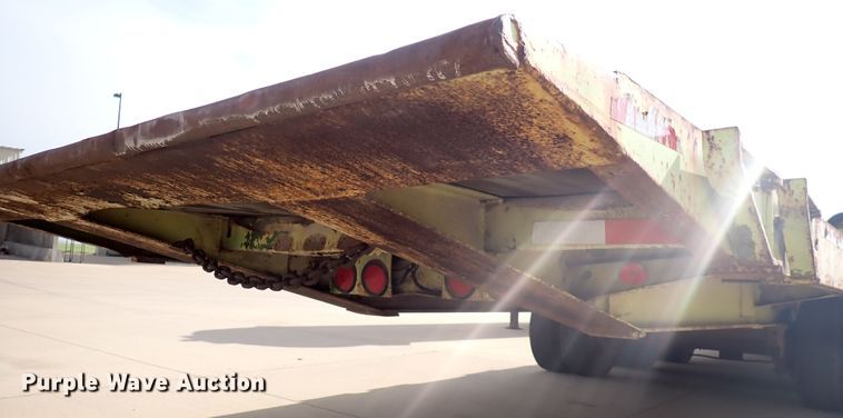 image for item DJ5609 1977 Load Craft IMP14T  tilt deck equipment trailer