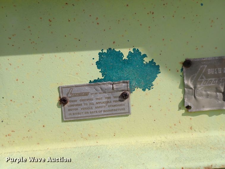 image for item DJ5609 1977 Load Craft IMP14T  tilt deck equipment trailer