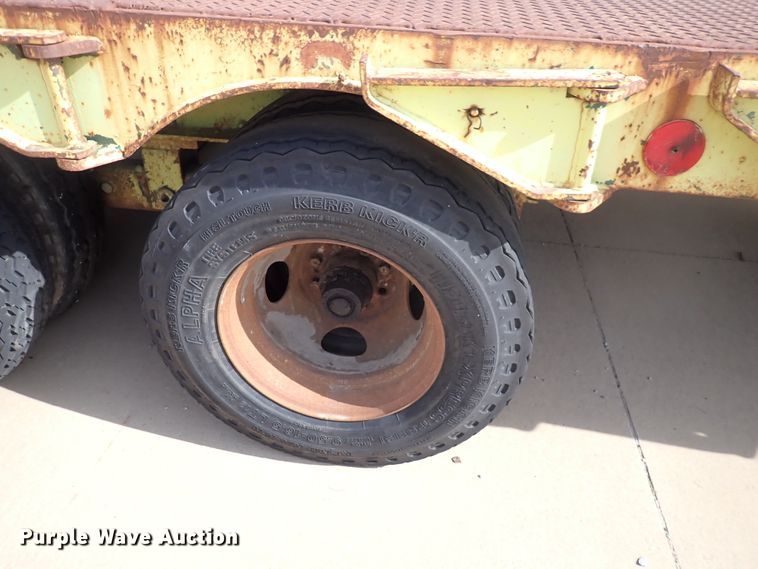 image for item DJ5609 1977 Load Craft IMP14T  tilt deck equipment trailer