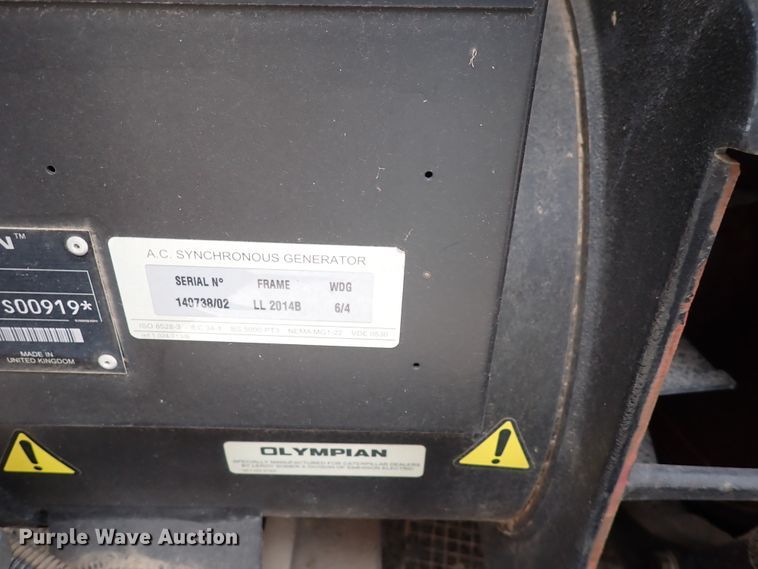 image for item IF9120 2003 Olympian G40F3  generator