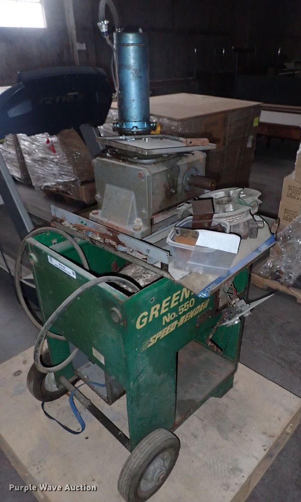 image for item IF9142 Greenlee 550 Speed Bender  pipe bender