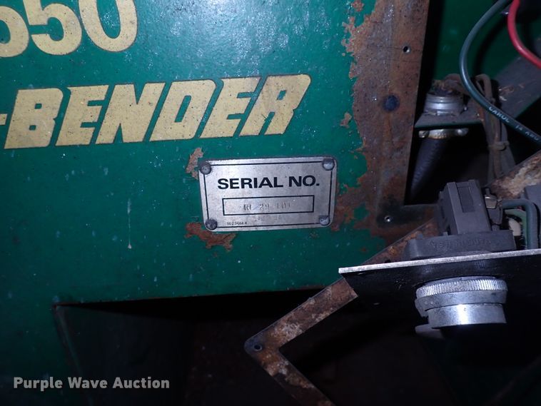 image for item IF9142 Greenlee 550 Speed Bender  pipe bender
