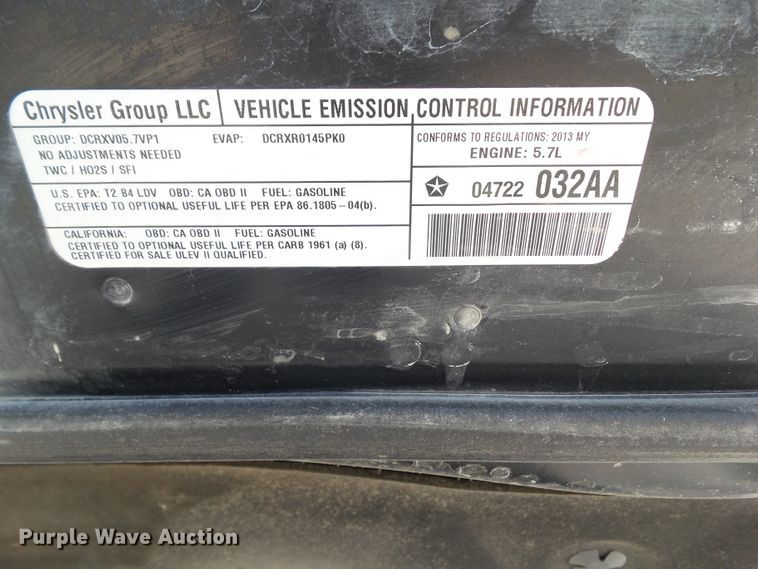 image for item DA7111 2013 Dodge Charger Police