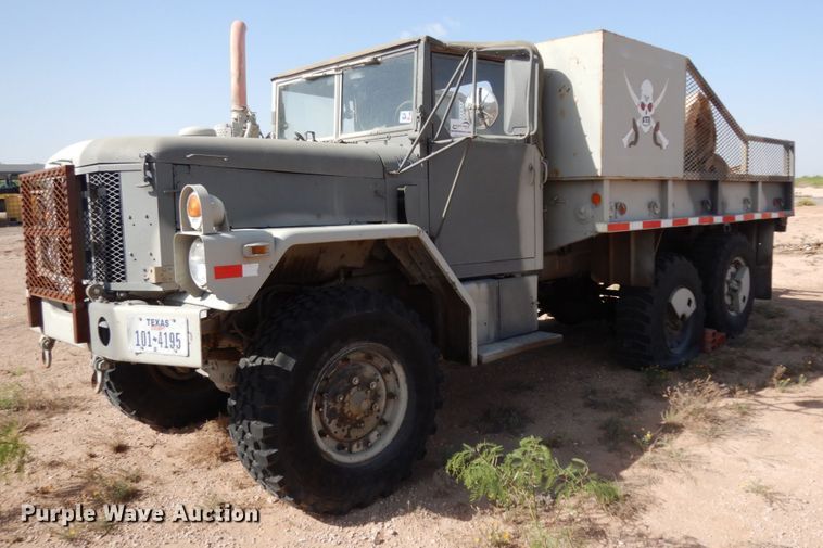 image for item DC2137 1993 Am General M35A3  flatbed truck