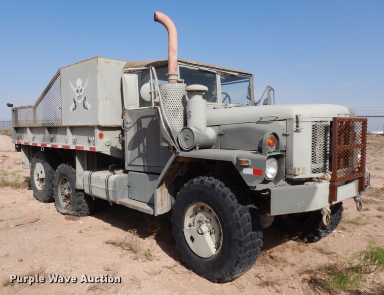 image for item DC2137 1993 Am General M35A3  flatbed truck