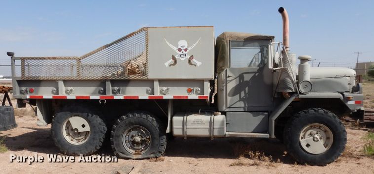 image for item DC2137 1993 Am General M35A3  flatbed truck