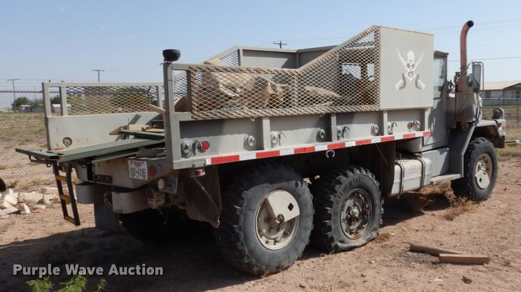 image for item DC2137 1993 Am General M35A3  flatbed truck