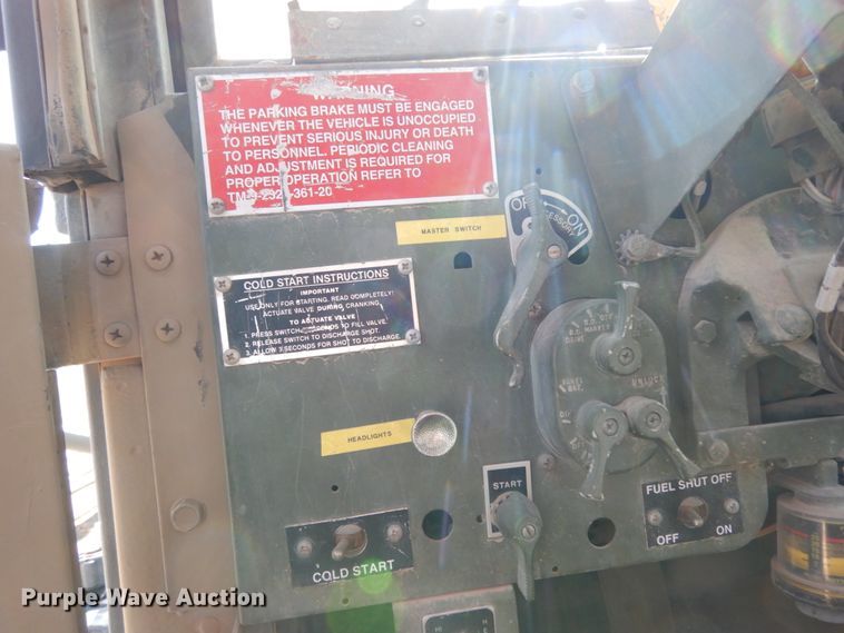 image for item DC2137 1993 Am General M35A3  flatbed truck