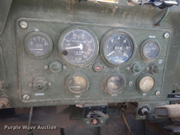 image for item DC2137 1993 Am General M35A3  flatbed truck