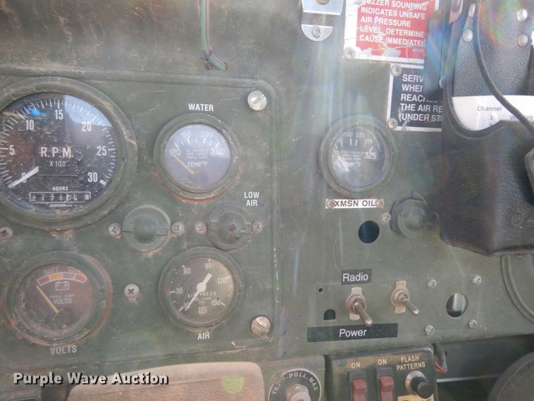 image for item DC2137 1993 Am General M35A3  flatbed truck