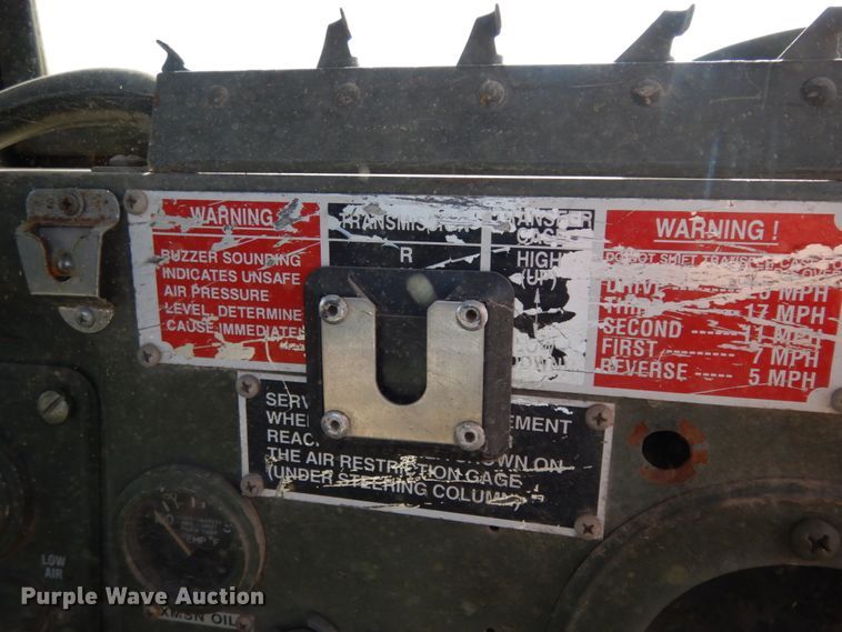 image for item DC2137 1993 Am General M35A3  flatbed truck