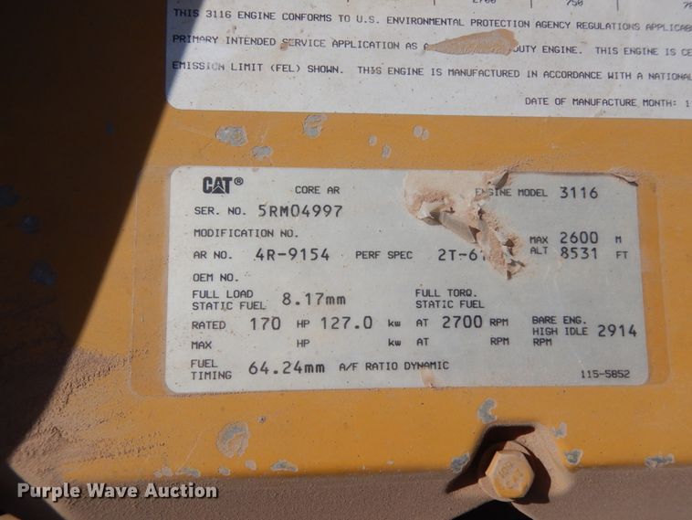 image for item DC2137 1993 Am General M35A3  flatbed truck