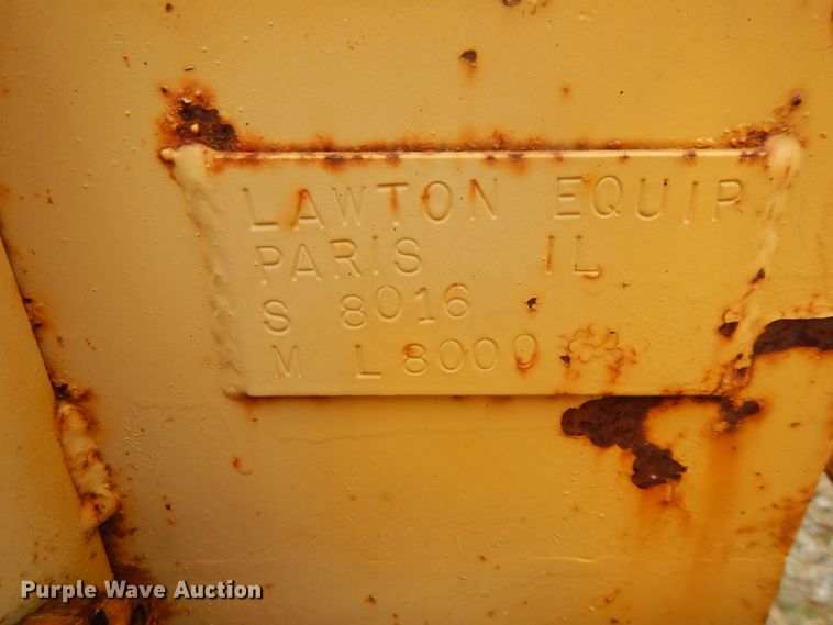 image for item DF6794 Lawton Equipment L8000  end gate spreader