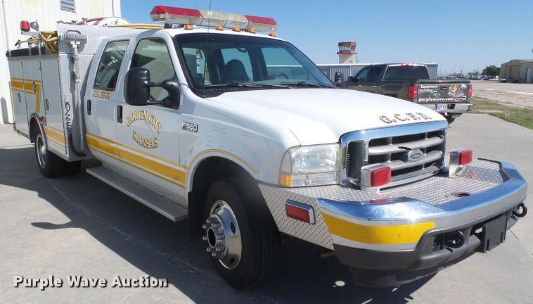 image for item DI5590 2002 Ford F550 Super Duty  Crew Cab brush fire truck